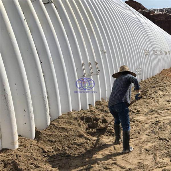 supply corrugated steel culvert pipe to UN